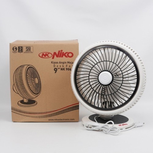 Kipas Angin Meja &amp; Dinding Niko 9 Inch | Desk Wall Fan Kipas Duduk Diameter Diameter 22 cm