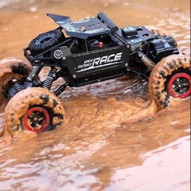 RC Rock Crawler Metal Alloy Black Race 4WD Monster Climbing 699-107
