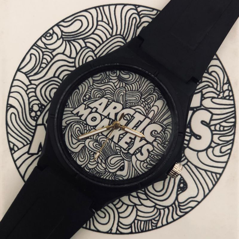 Jam Tangan Arctic Monkeys Custom  Jam Tangan Distro Premium