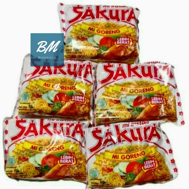 

Mie Goreng Sakura 5 Pcs / Mie Sakura Goreng 5 x 60 gr