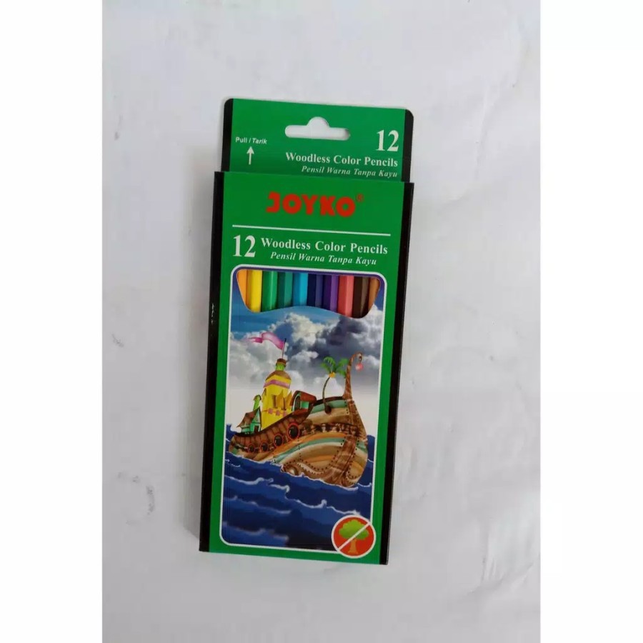 Joyko Pensil Warna Hexagonal Grip 12 Warna Panjang CP-103-2