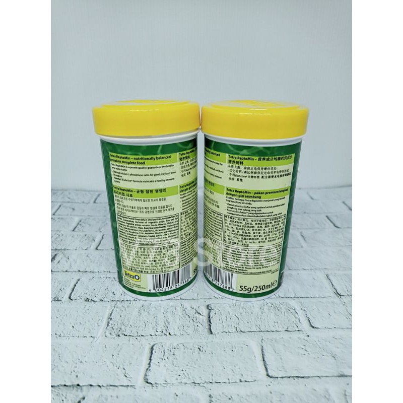 TETRA REPTOMIN MAKANAN KURA BERKUALITAS ISI  55gr / 250 ml