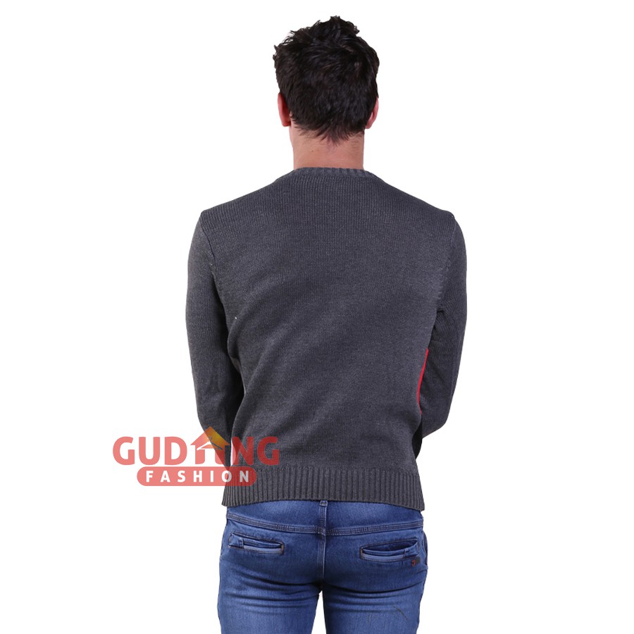 Sweater Pria Kombinasi Warna - SWE 655