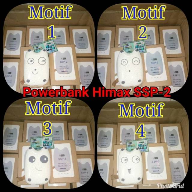 Powerbank hiplus, karakter Totoro (lucu) 10.400 mAh, 2 output