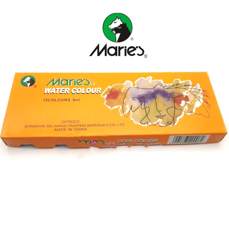 

Maries Water Colours Type 1306B 12 Warna 9ML