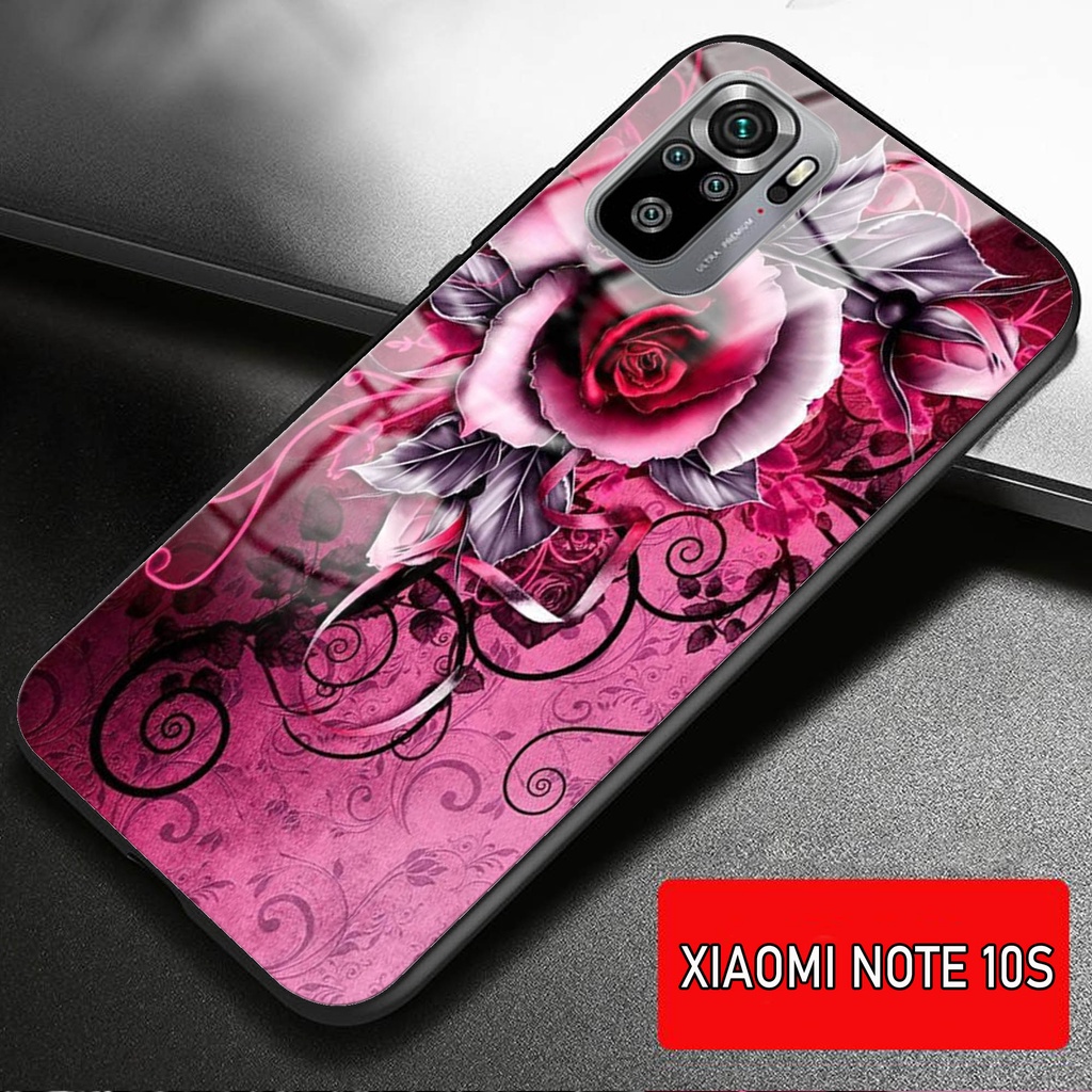 Softcase Glass Kaca XIAOMI REDMI NOTE 10 S - Casing HP XIAOMI REDMI NOTE 10 S [ S23].