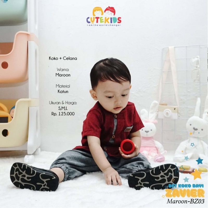 set koko bayi cutekids zavier BZ03