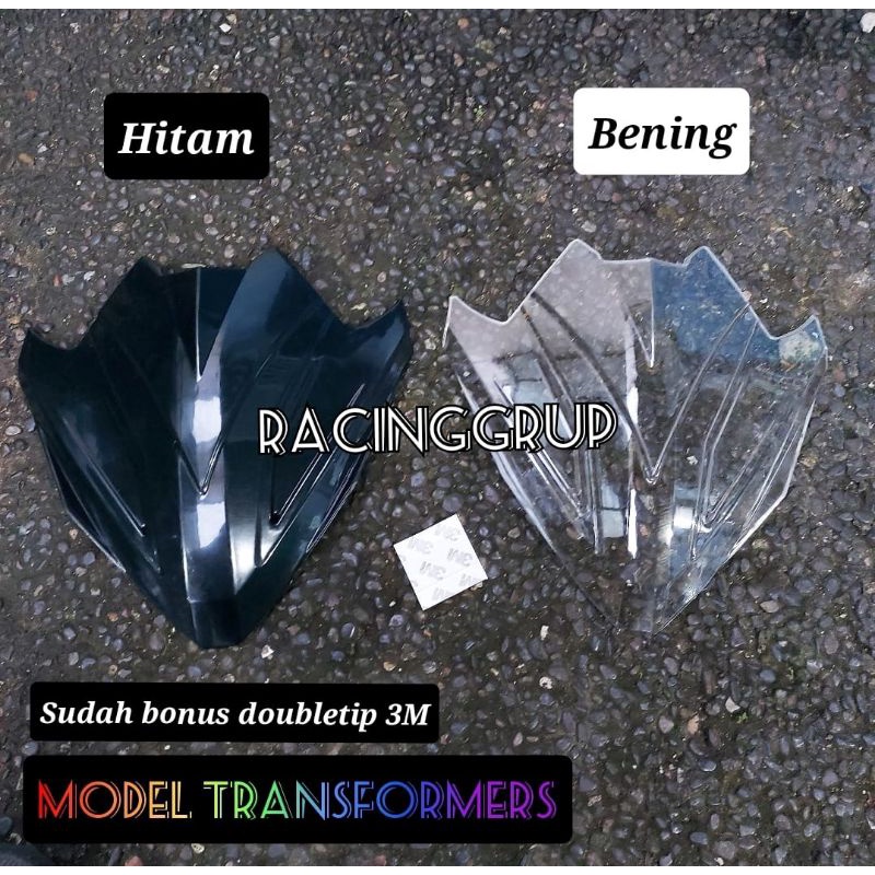 VISOR BEAT FI ESP INJEKSI DAN VARIO ALL NEW 125-150 2018 - 2020 MODEL BATMAN TRANSFORMERS