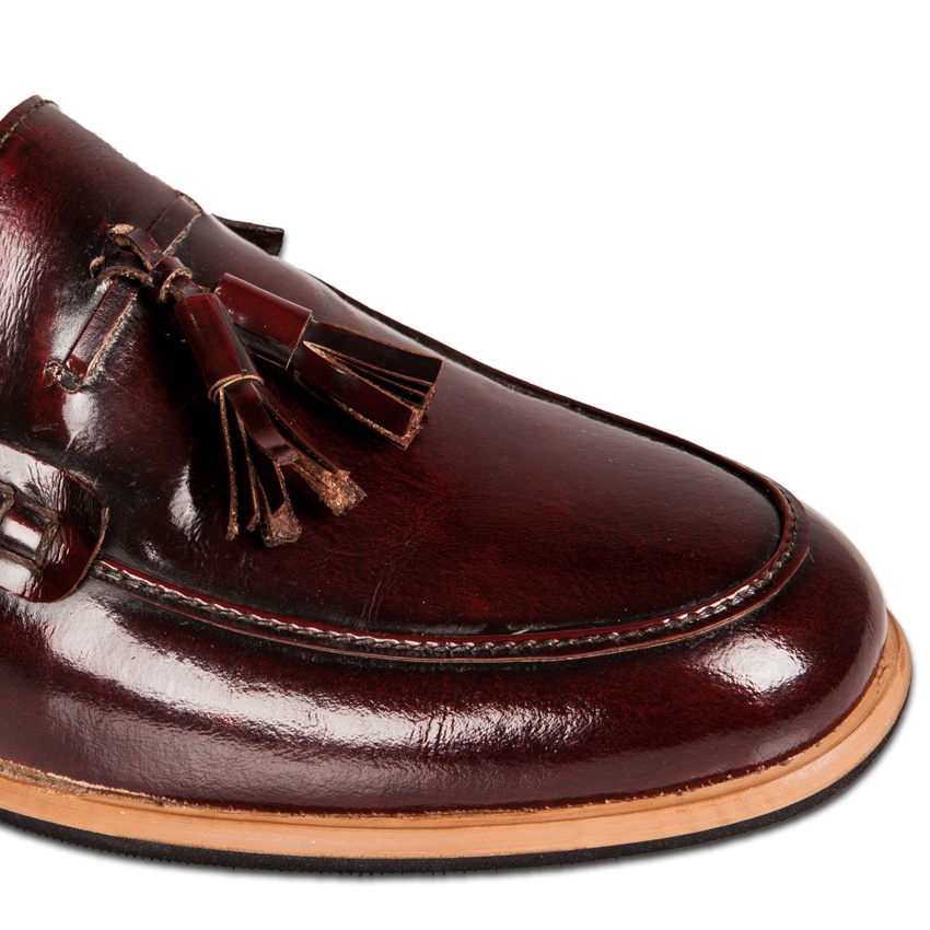 GILLY TASSEL MAROON WOMEN SHOES - NAPPA MILANO