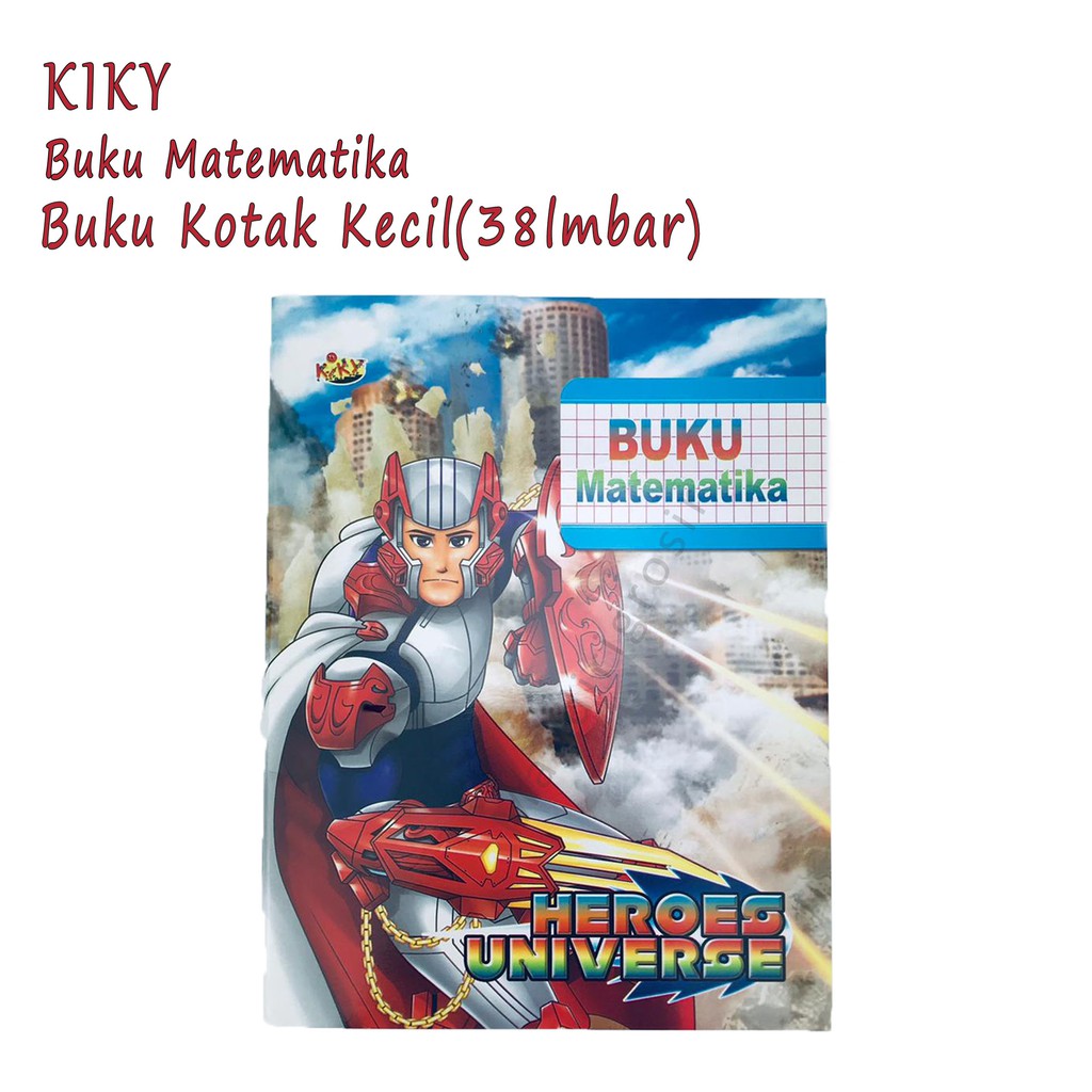 Buku Matematika *Kiky * Buku Kotak Kecil * 38lembar