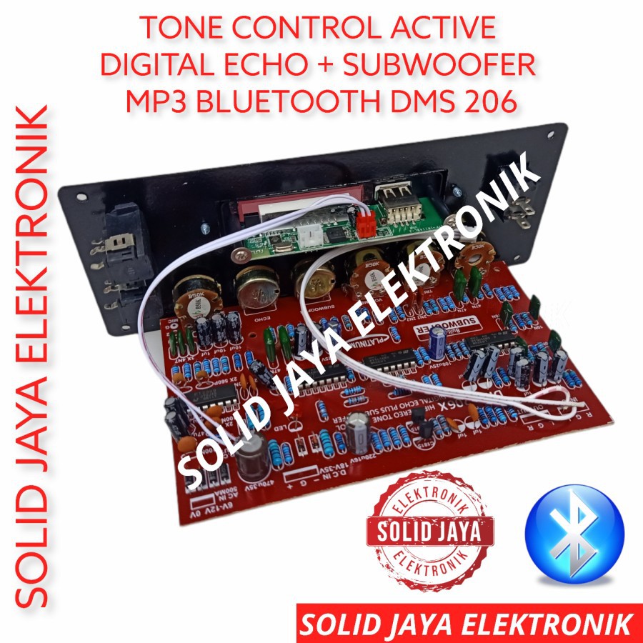 TONE CONTROL AKTIF PLUS MP3 BLUETOOTH DMS206 DMS-206.X DMS 206 BT STEREO TONE KONTROL ACTIVE DIGITAL ECHO MULTIMEDIA PLUS SUBWOOFER SUB MIC MIK KARAOKE PLUS PANEL DMS-206 PLATINUM ASLI ORIGINAL