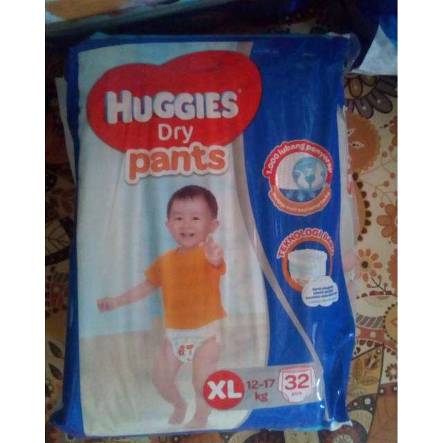 Huggies dry pants XL32