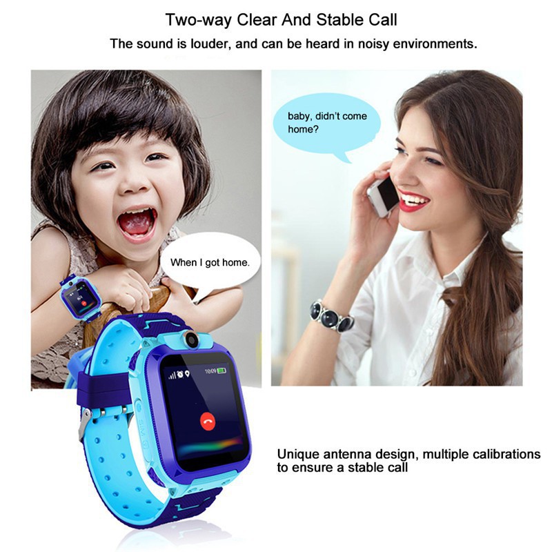 nyaman di tangan/ Kids SmartWatch Waterproof Smartband GPS Tracker SOS Camera Jam Tangan Pintar