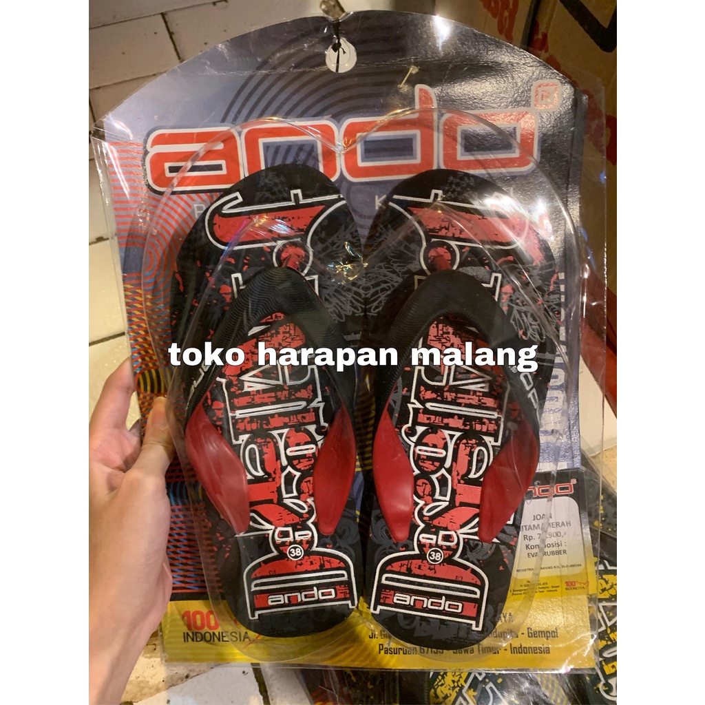 ando joan sandal jepit pria dewasa [TOKO HARAPAN MALANG]