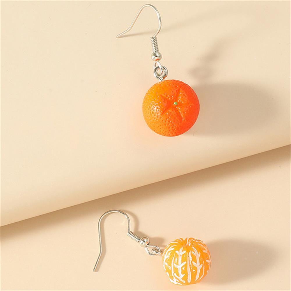 Lily Orange Anting Aksesoris Fashion Perhiasan Hadiah Akrilik Menjuntai Kait Stud