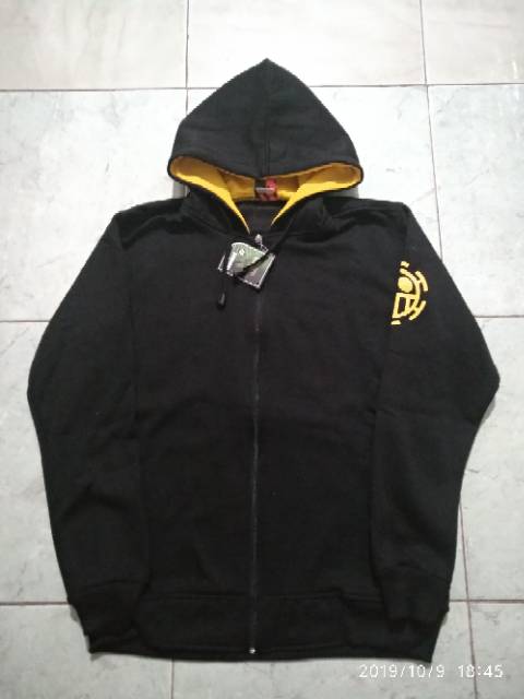 Jaket traflagar law hitam kuning