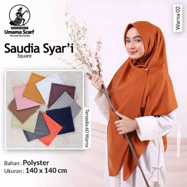 Saudia syari umama scarf