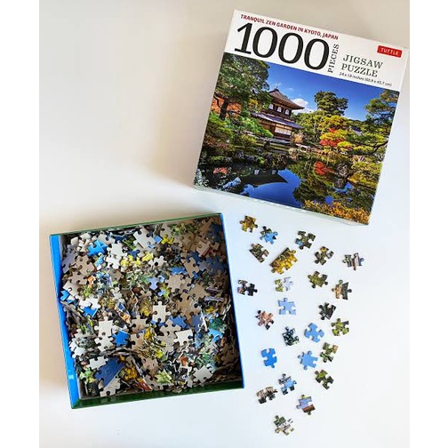 TRANQUIL ZEN GARDEN IN KYOTO JAPAN - 1000 PIECE JIGSAW PUZZLE