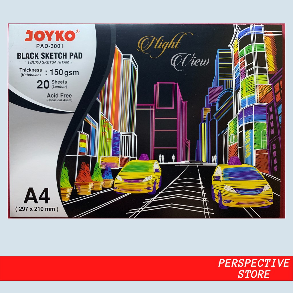 

Sketch Pad Black/ Sketch Book Black / Buku Sketsa Hitam