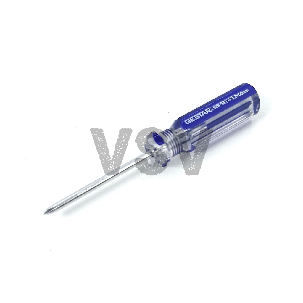 GESTAR Mechanical screwdriver (+)3.2x50mm Obeng crystal Obeng plus