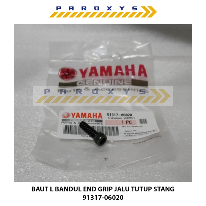BAUT L BANDUL END GRIP JALU TUTUP STANG 91317-06020 NMAX R25 MT25 R MT 25 R15 OLD V2 ORI YGP