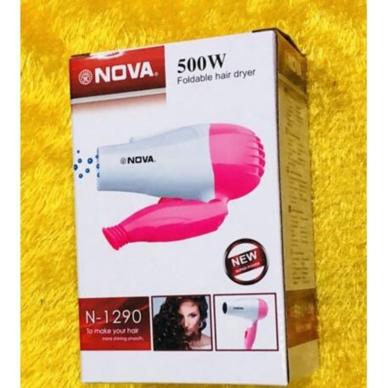 Bundara Medan/Ready stock Pengering rambut Hairdryer nova 500W