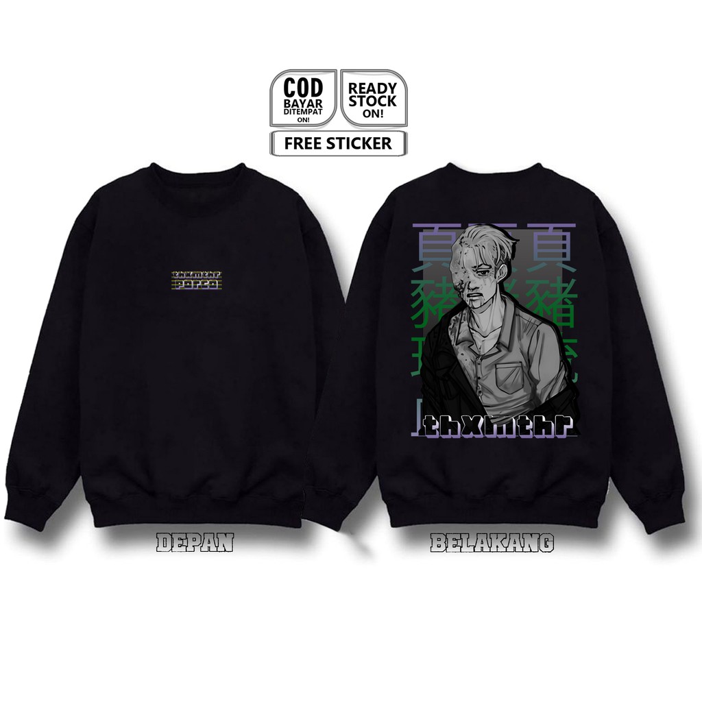 SWEATER CREWNECK PORCO GALLIARD COLOSSAL ATTACK ON TITAN LEGION PASUKAN BERSENJATA SHINGEKI NO KYOJI