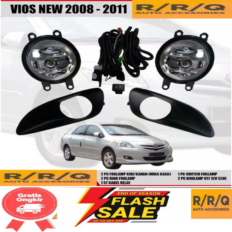 foglamp vios new fog lamp vios lampu kabut vios tahun 2008 2009 2010 2011 lampu vios complite