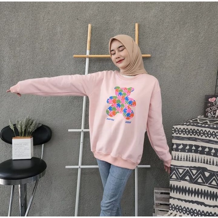 Sweater Wanita Grosir Berkualitas - Puzle Bear