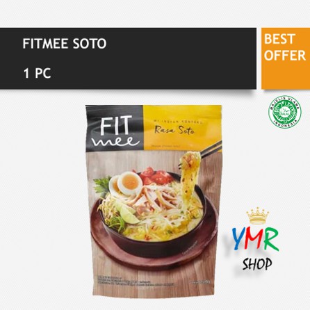 Fitmee Fit Mie Mi Shirataki Shiratake Sirataki Konnyaku Instant Noodle Halal Ayam Bawang Goreng Korea Carbonara Soto Diet