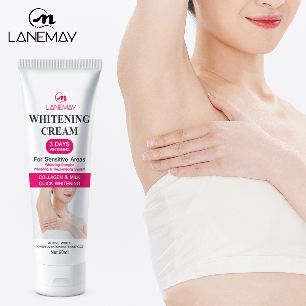 Krim Pemutih Ketiak Dan Pemutih Selangkangan Miss V | Underarm Cream Untuk Area Lipatan dan Bokong Hitam 60ml