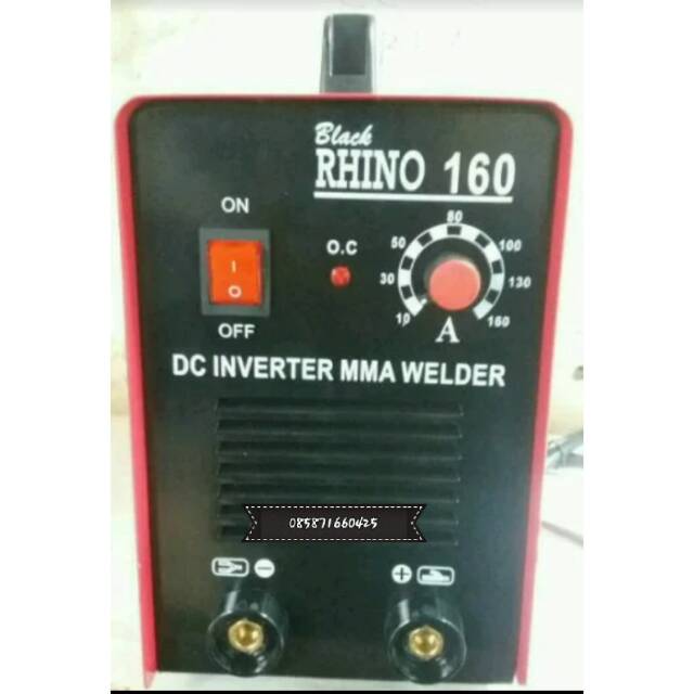 Mesin Las Travo Las Inverter RHINO MMA 160 A 900 Watt