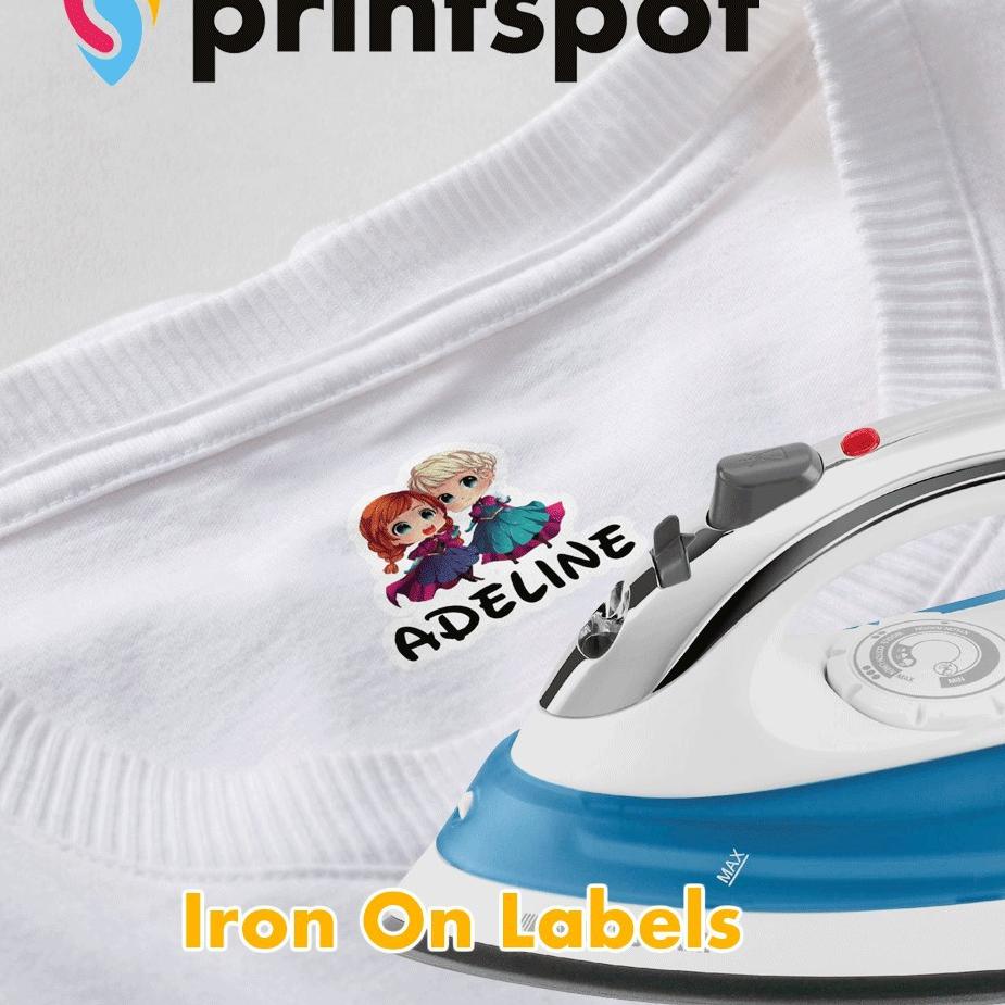 

Seller KJMSF Sticker Nama A5 - Stiker Setrika ke Kain - Iron On Labels - Custom - Lembaran 48 Baru