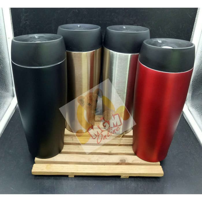 Stainless Tumbler press 550ml - Tumbler panas dan dingin 2557