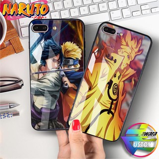 Case Casing Softcase fuze gambar Naruto Back Case Glass