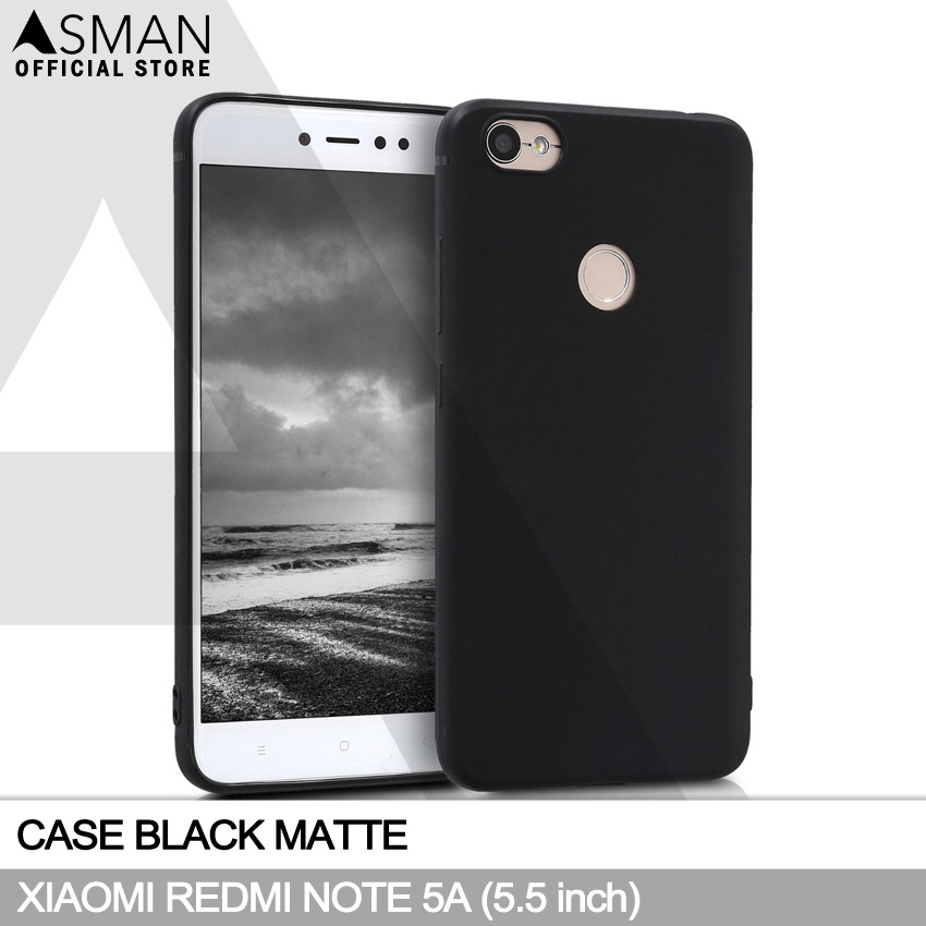 Ultraslim Xiaomi Redmi Note 5A (5.5&quot;) | Soft Case Black Matte - Hitam