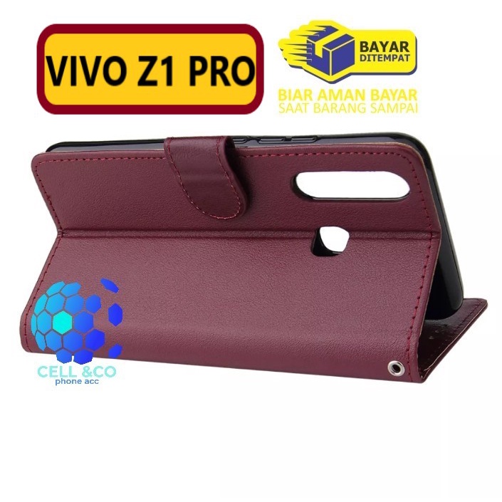 Flip cover VIVO Z1 PRO Flip case buka tutup kesing hp casing flip case leather wallet