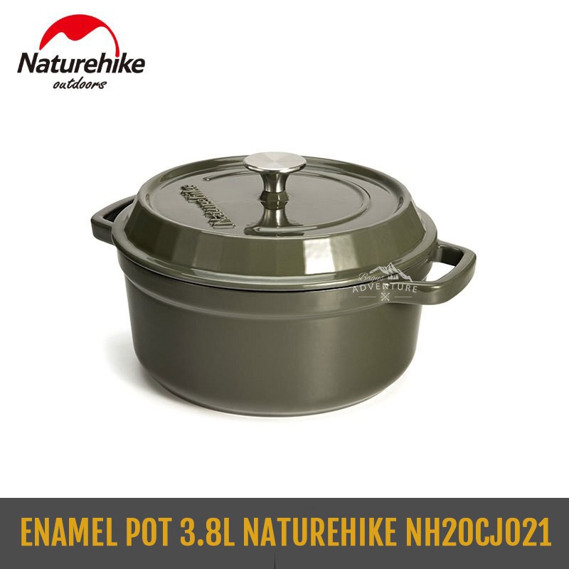 ENAMEL POT 3.8L NATUREHIKE NH20CJ021 PANCI ENAMEL
