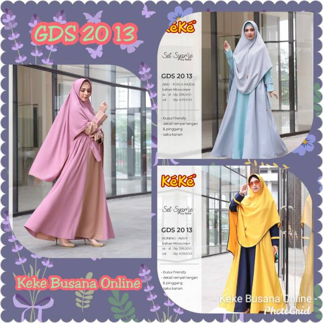 Gamis Dewasa Keke Syar'i ~ GDS 20 13 ~