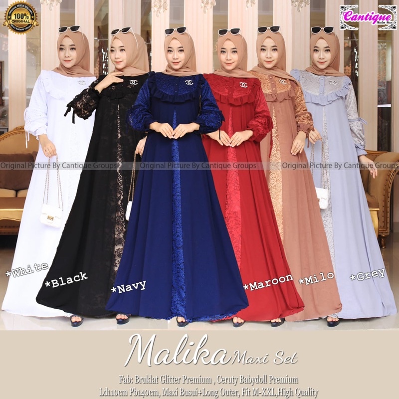 MALIKA SET DRESS BROKAT