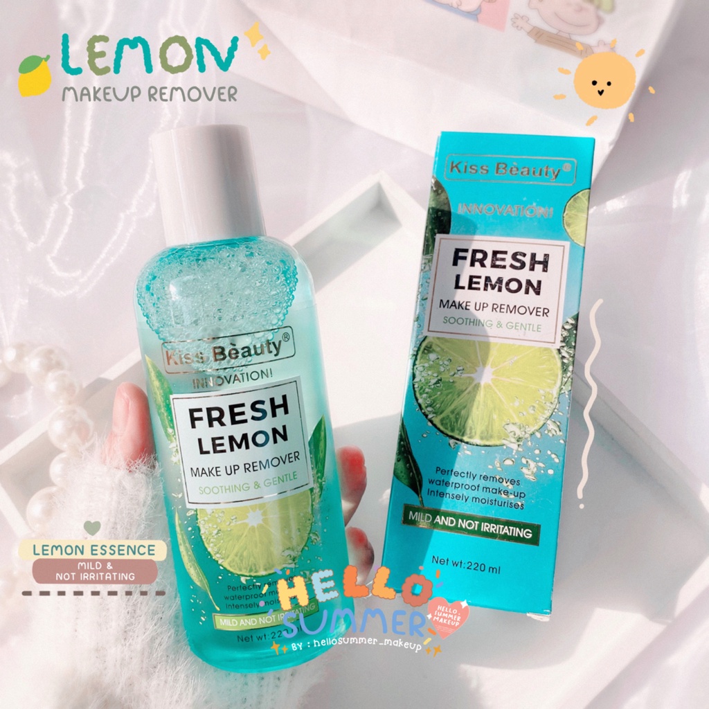 KBEAUTY - Fresh Lemon Makeup Remover / Micellar Cleansing Water 220ml