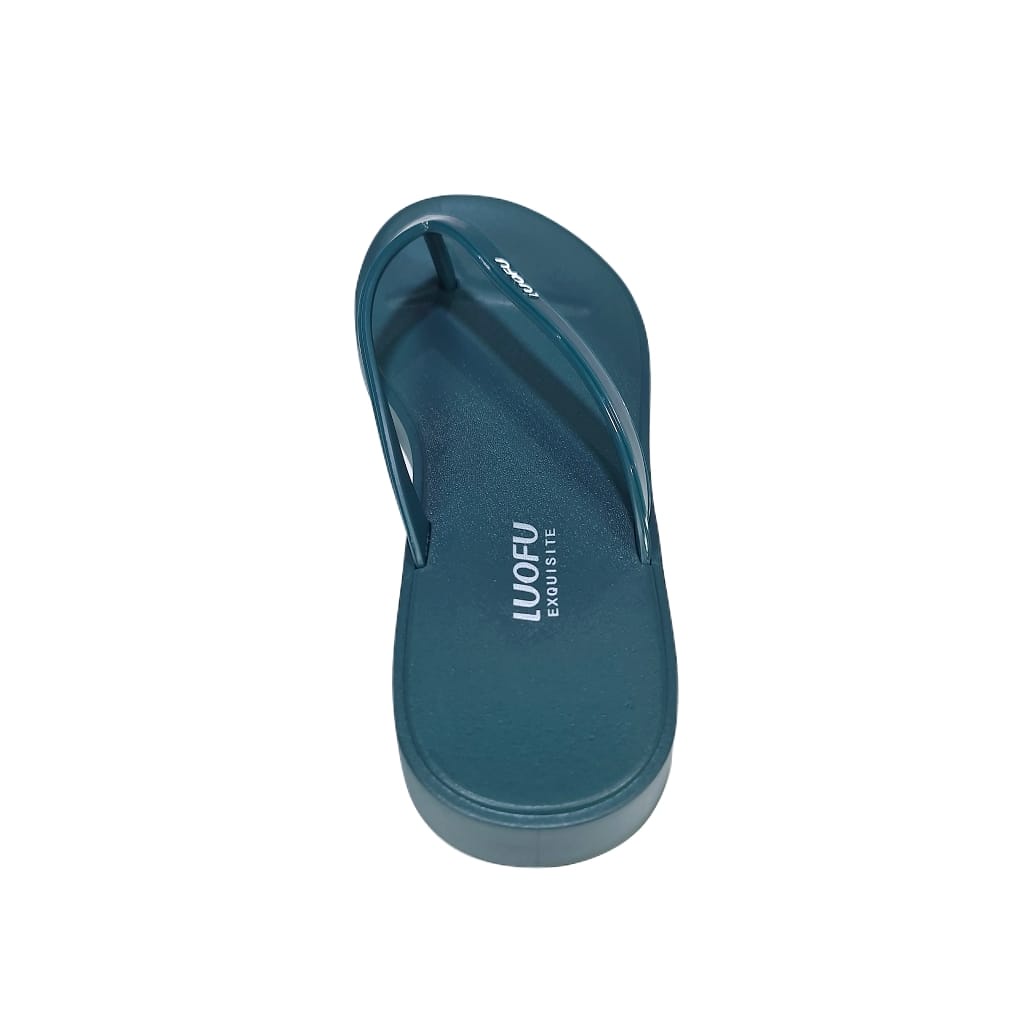 LUOFU ORIGINAL jelly sandal karet empuk murah jepit import sendal japit wanita F2320BW