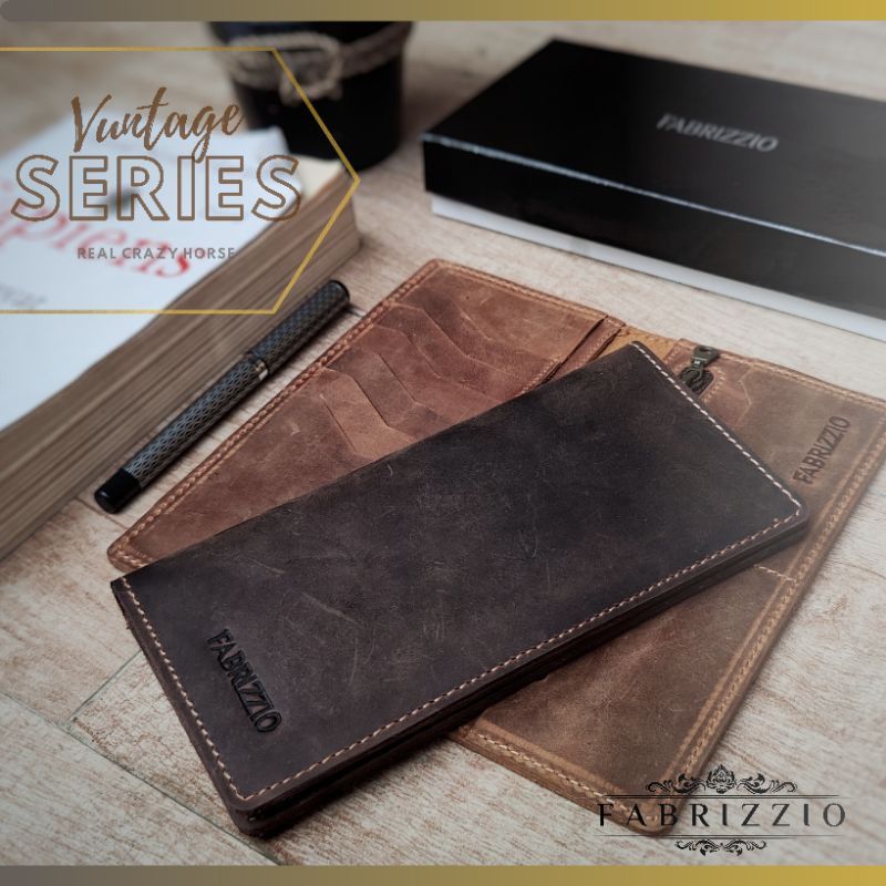long wallet handmade kulit sapi luar dalam kode : Leander