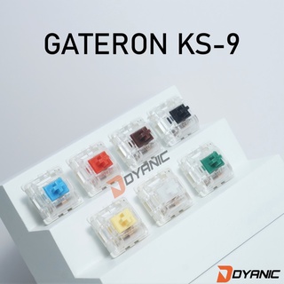 GATERON Mechanical Switch - BLUE,RED,BROWN,BLACK,GREEN,YELLOW & CLEAR