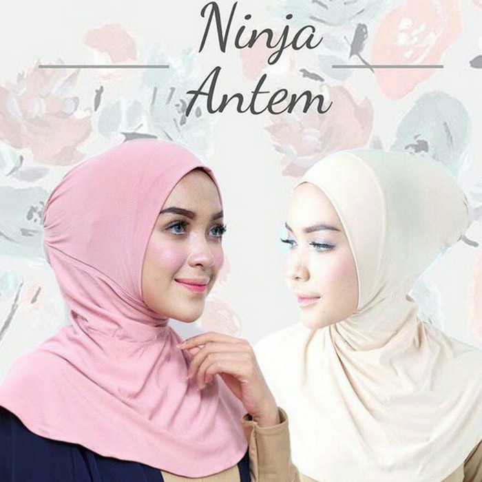 Ciput Ninja Antem resleting / Inner Hijab / Inner Simple /Dalaman Kerudung