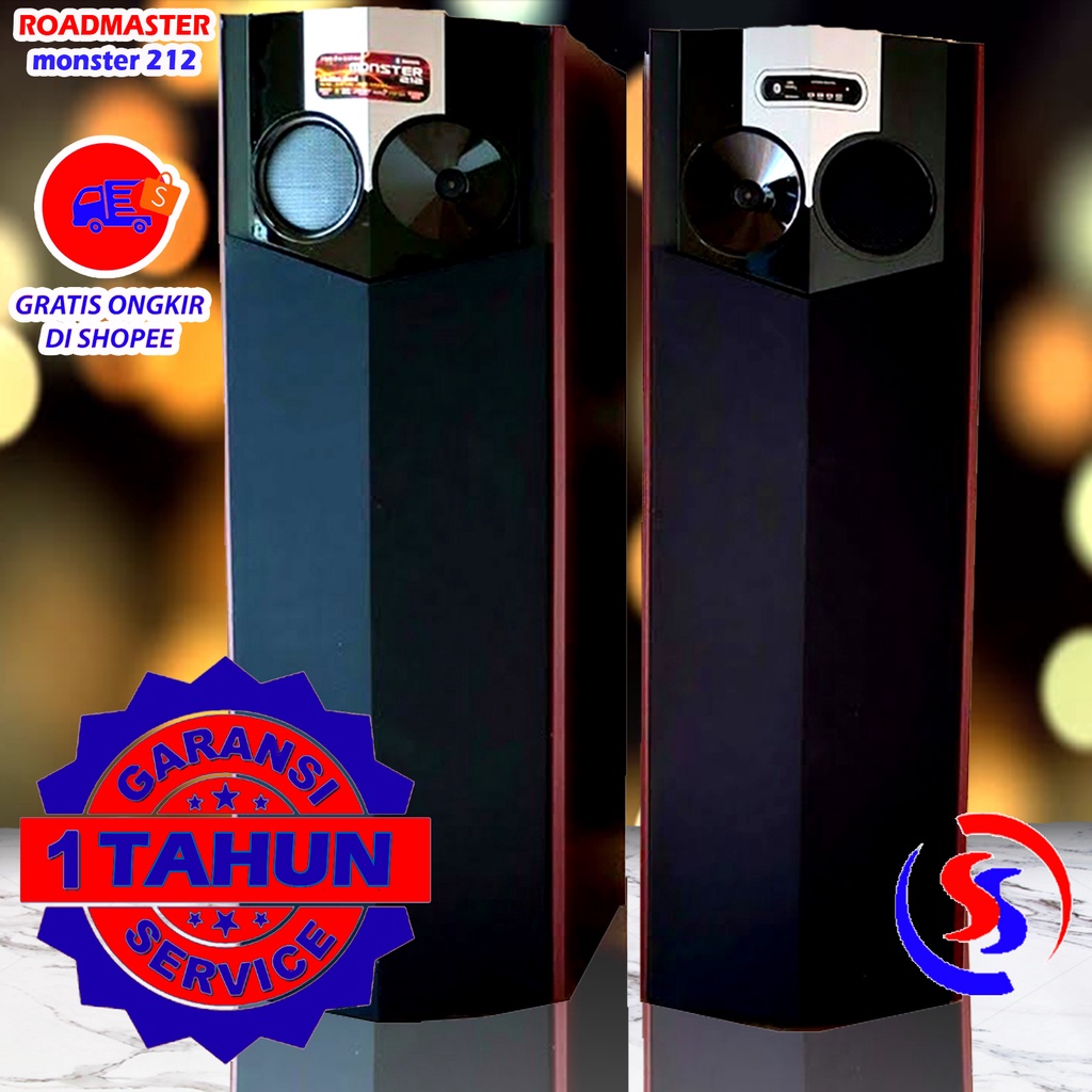 KHUSUS JATIM !!! SPEAKER KARAOKE BLUETOOTH ROADMASTER MONSTER 212 GARANSI RESMI