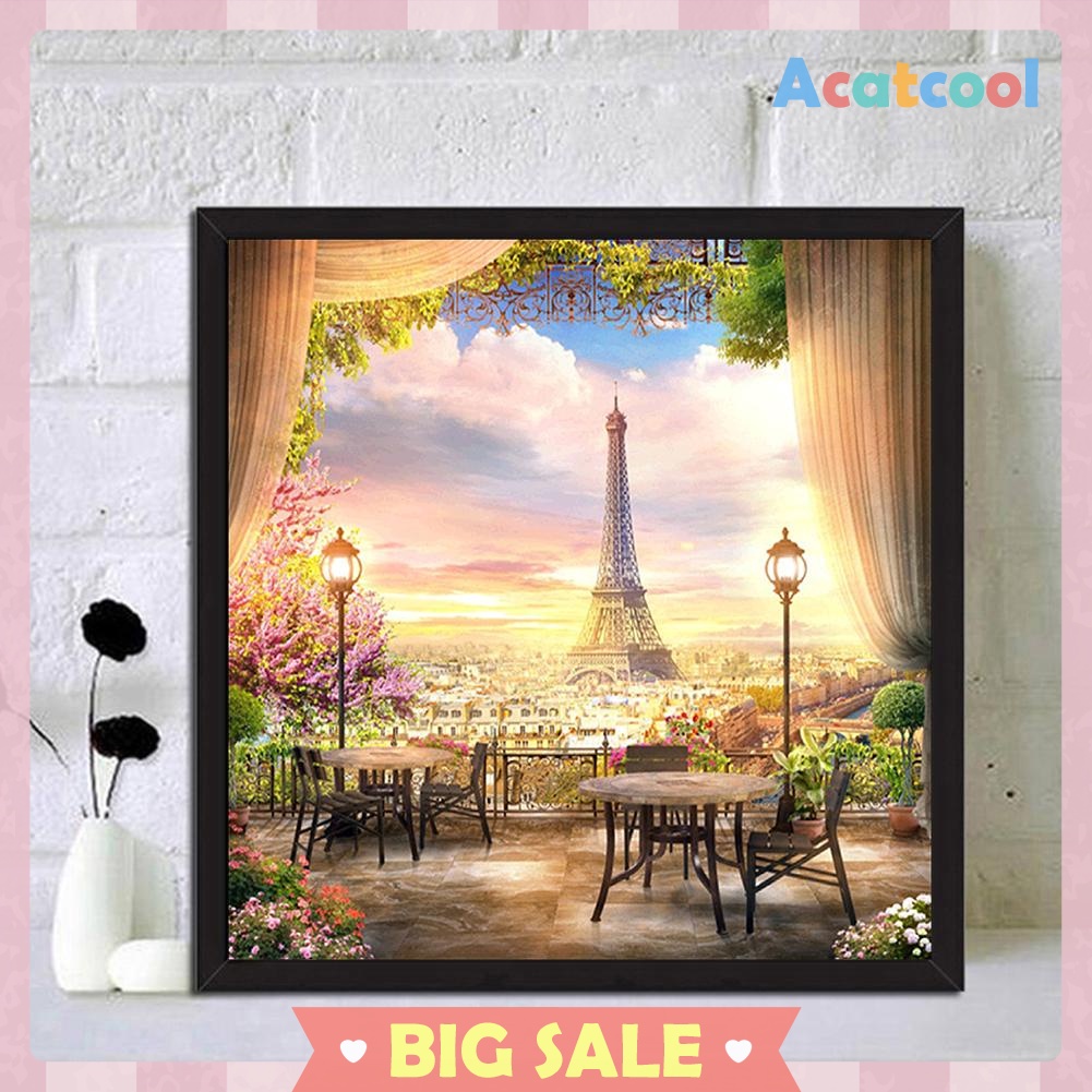 5D DIY Full Drill Diamond Painting Lighting Cross Stitch Embroidery Mosaic