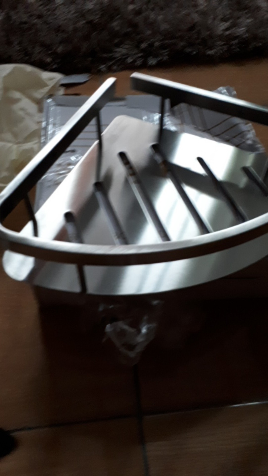 Rak Sabun / Shampo Bano Sudut Stainless Sus304 Anti Karat Promo