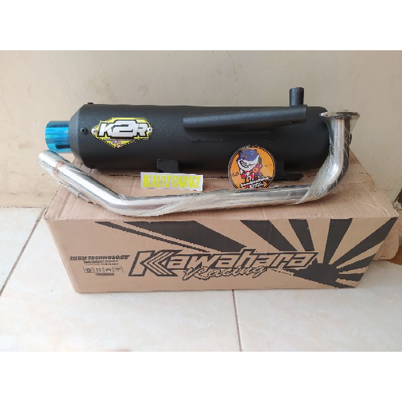 Knalpot standar racing K2R Kawahara racing stainless NMAX, NMAX NEW