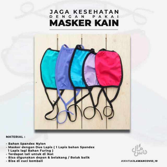 Masker Kain Bahan Katun